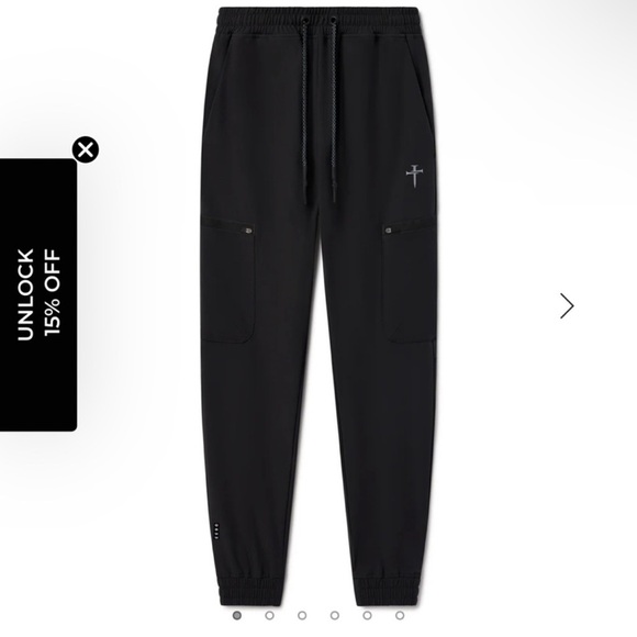 APEX MENS JOGGER- BLACK SZ L 27” - Picture 1 of 13